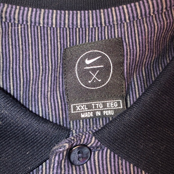 Men’s Nike Golf Striped SS Polo Shirt Size XXL - Picture 4 of 6